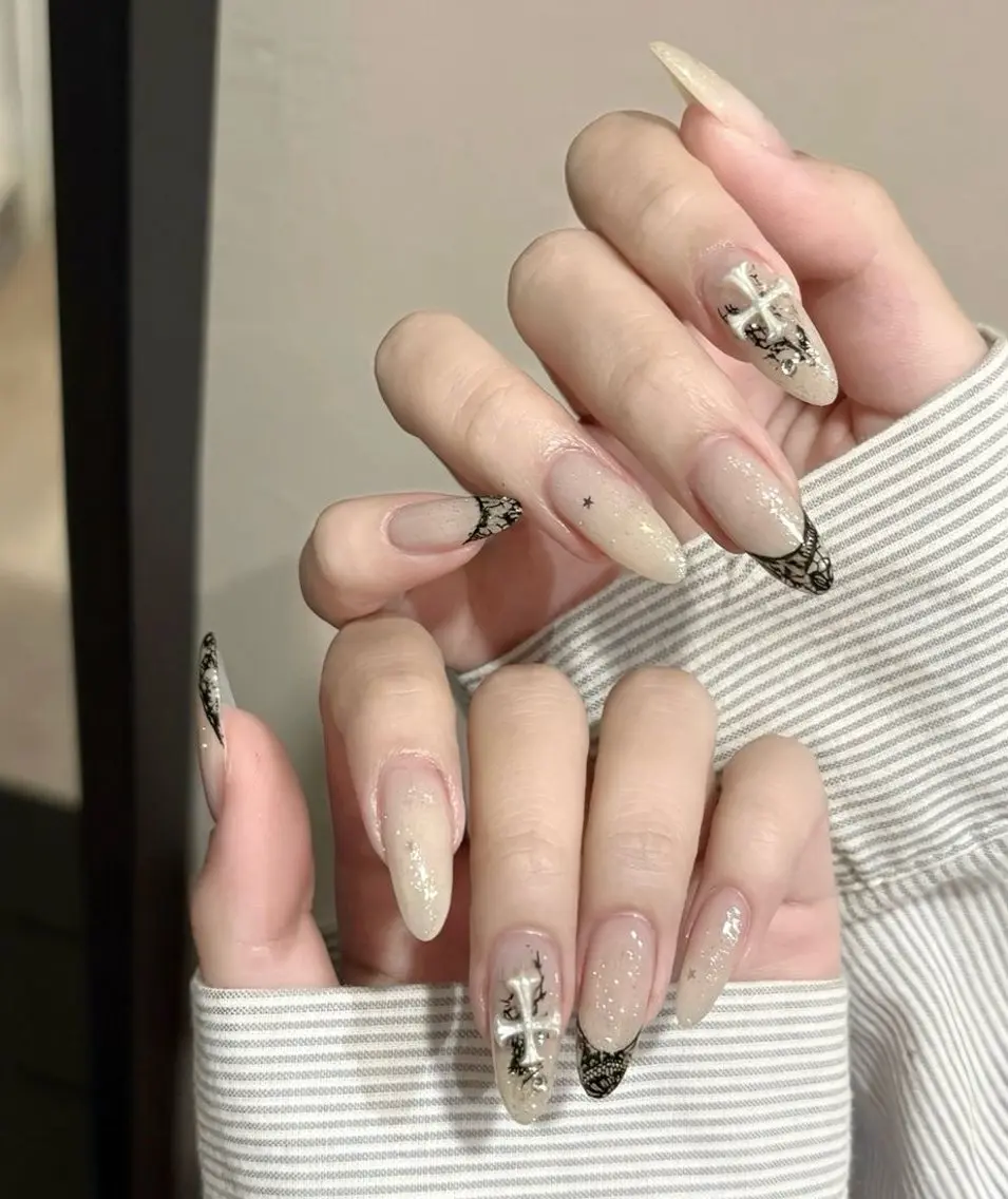 ネイル アートネイル オーロラネイル ブルー チークネイル フットネイル ハンドネイル NICY NAIL 池袋のネイルデザイン
