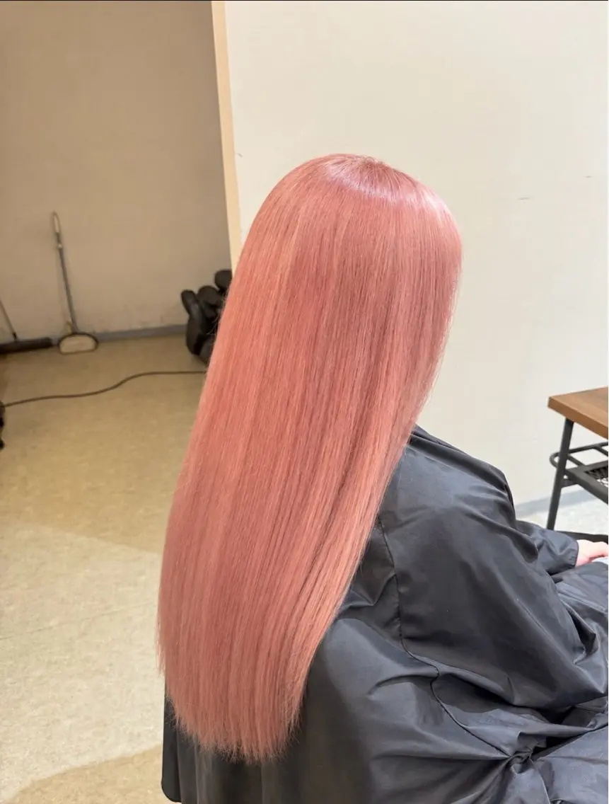 ロング カット ヘアカラー トリートメント 🍒透明感カラー /ダブルカラー🍒のヘアスタイル