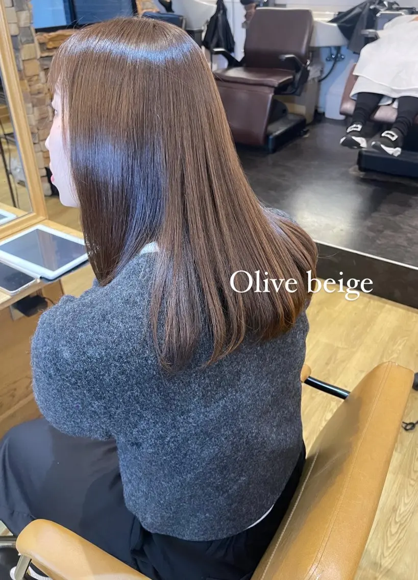 ロング カラー 🌻shuka／ケア カラーで絹髪/新宿のヘアスタイル