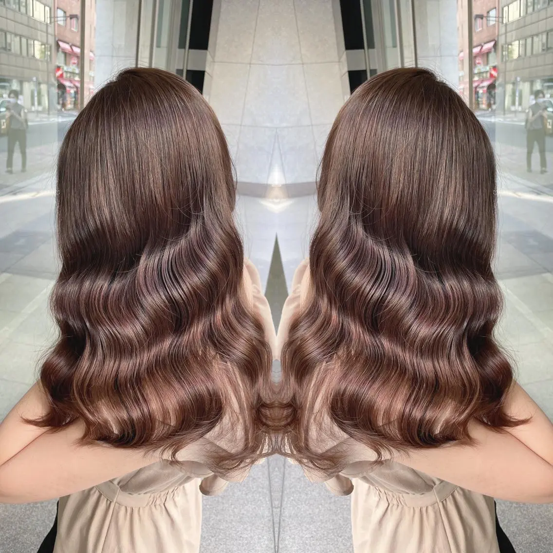 ロング カラー 美髪美容師 🫧くぼた店長のヘアスタイル