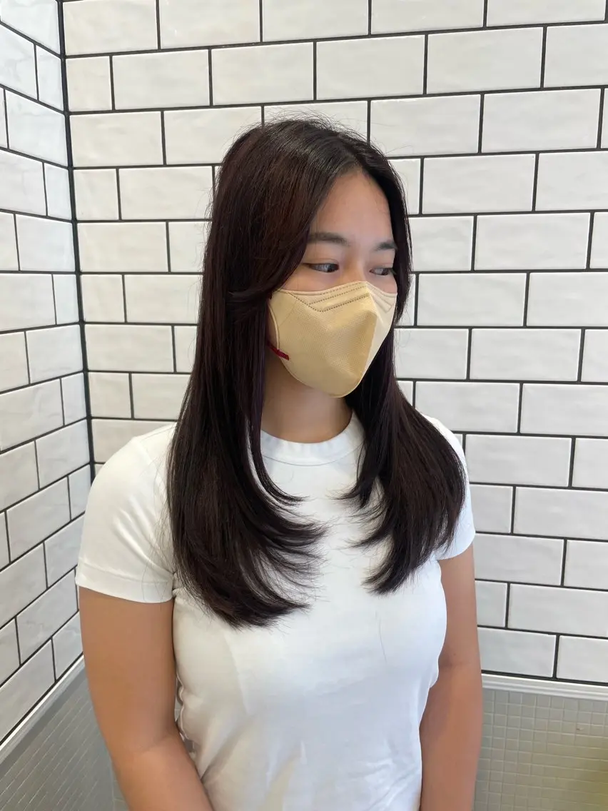 ロング レイヤーカット/ パーマ/MIFAのヘアスタイル