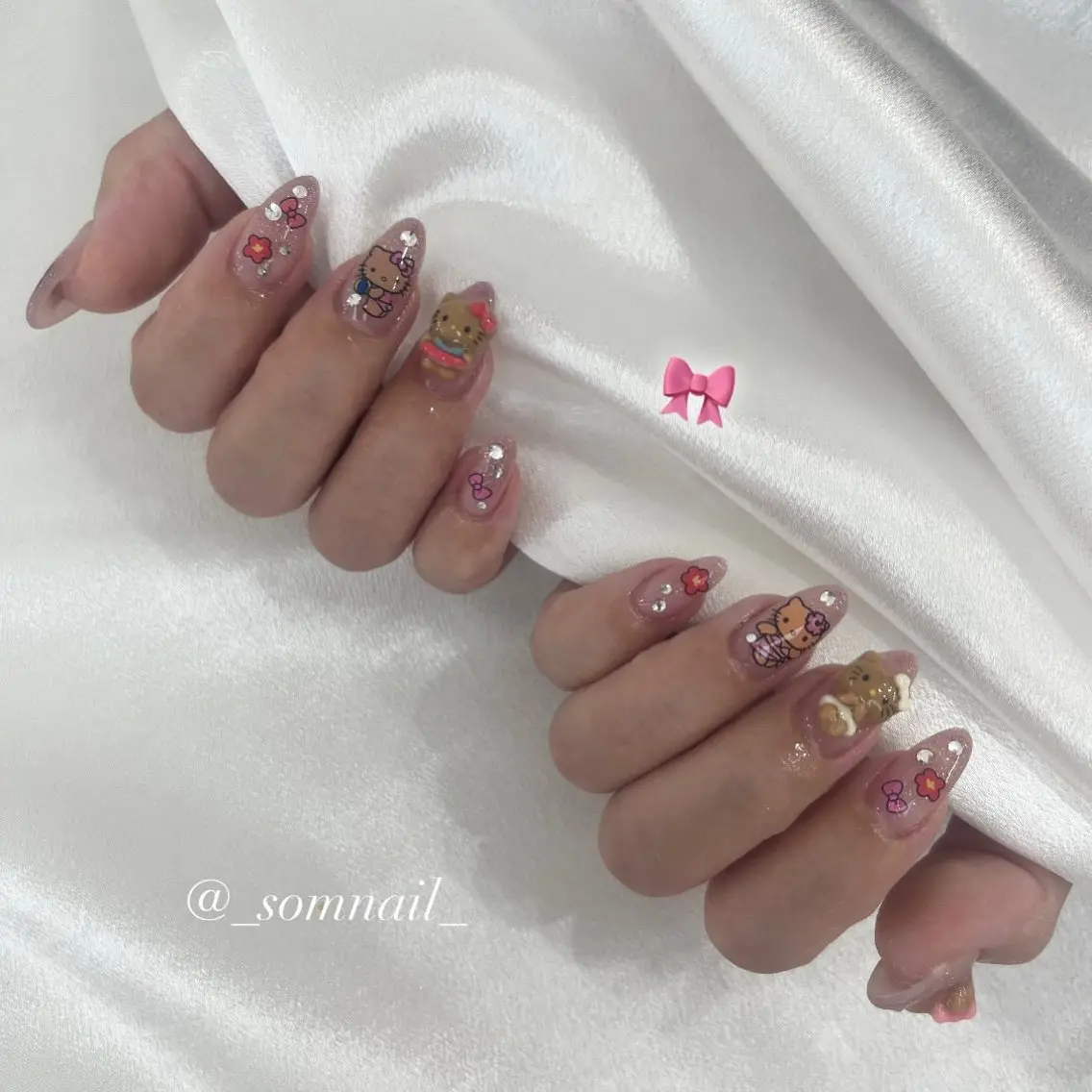 ネイル ジェルネイル 韓国ネイル SOM NAILのネイルデザイン