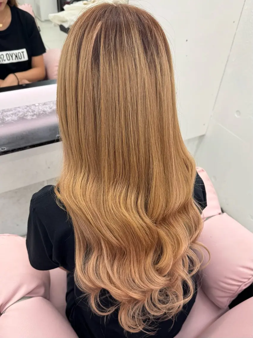 ロング シールエクステ エクステ ロング エクステ Nene /Roverのヘアスタイル