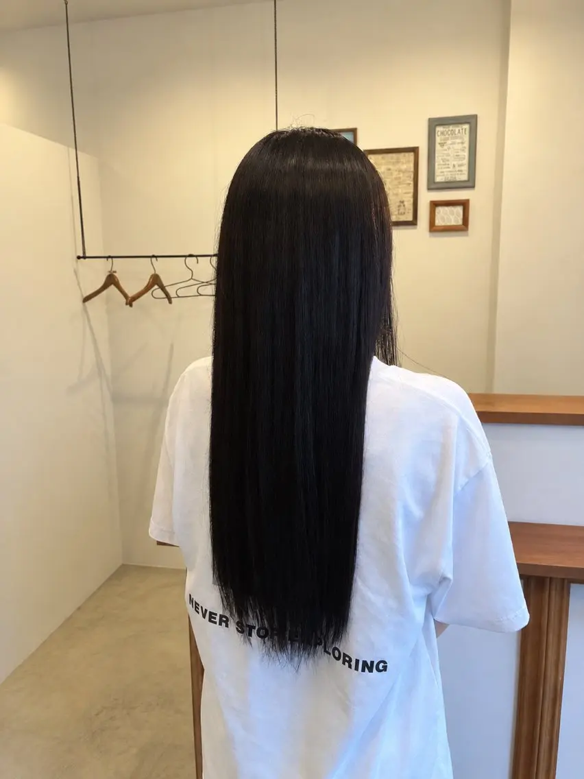 ロング カラー ヘアカラー 森本 ゆらのヘアスタイル
