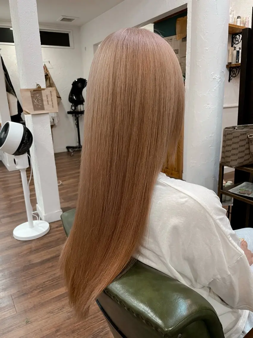 ロング ヘアカラー 下林 雅明のヘアスタイル