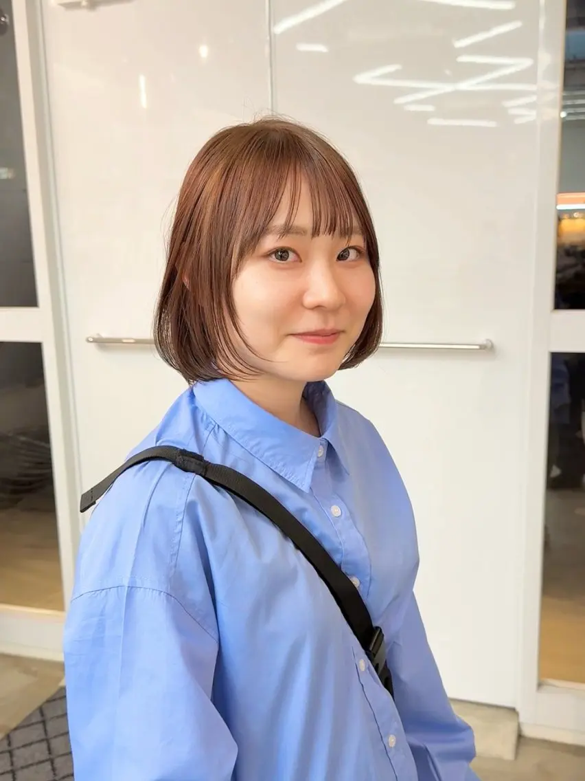 ✨【新規の方限定】✨カット+透明感カラー(ショート〜ボブ)の写真