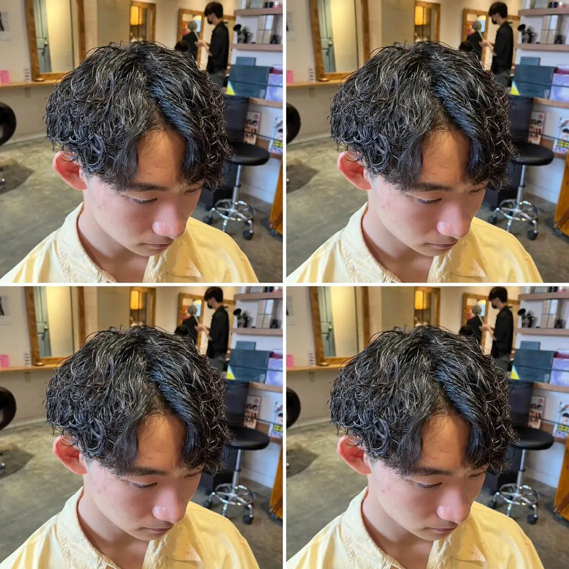 パーマ メンズ カット パーマ トリートメント ヘアセット メンズパーマ特化 望月謙二郎のヘアスタイル
