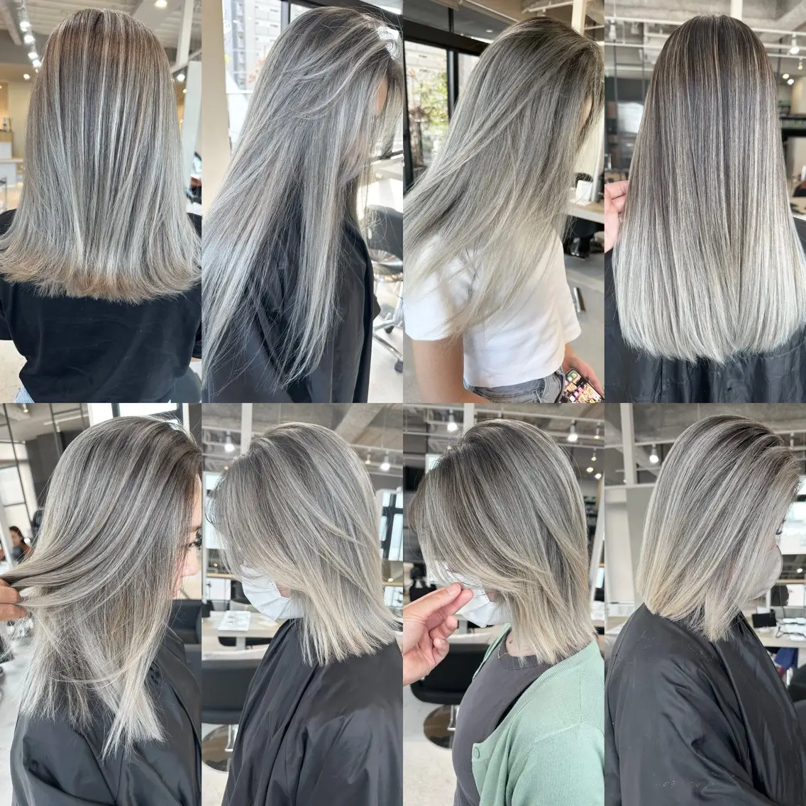 ミディアム カラー ヘアカラー トリートメント 井上 一平のヘアスタイル