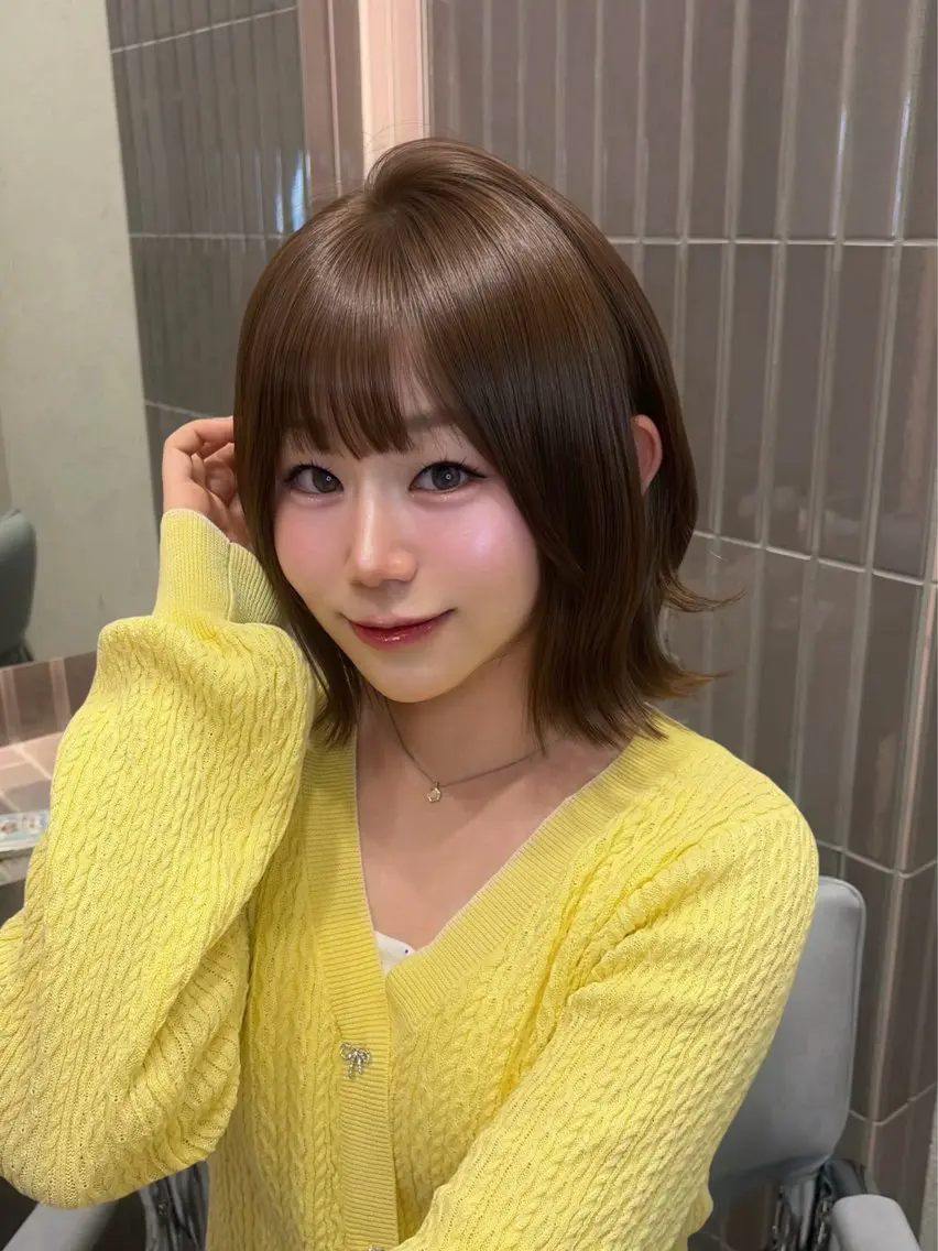 ショート カラー 渡海 みのりのヘアスタイル