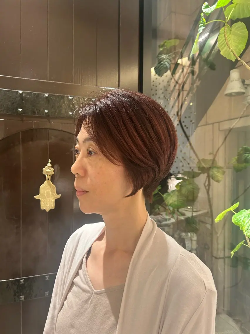 ショート 位田 結実のヘアスタイル