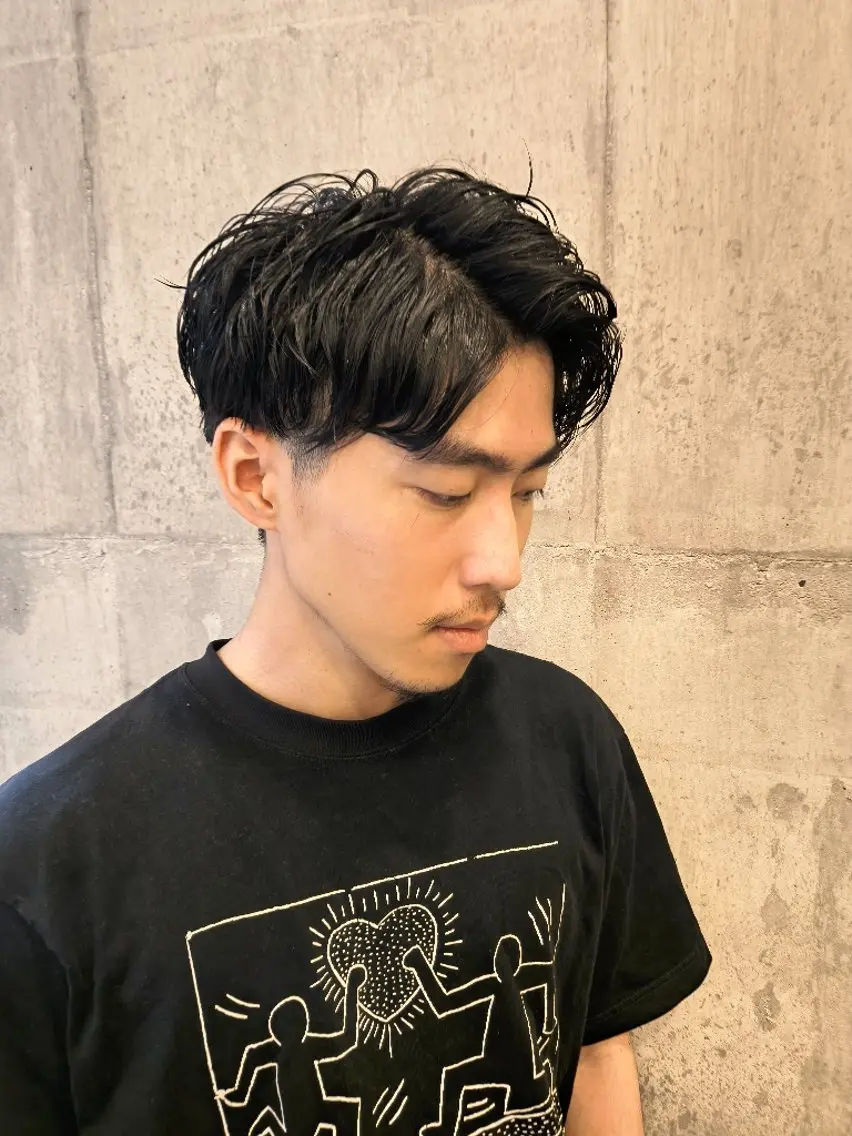 パーマ ショート 吉岡 天星のヘアスタイル