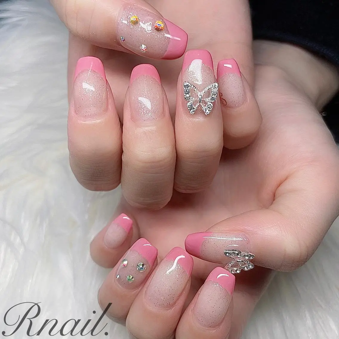 ネイル ストーンネイル ハンドネイル R nail.のネイルデザイン