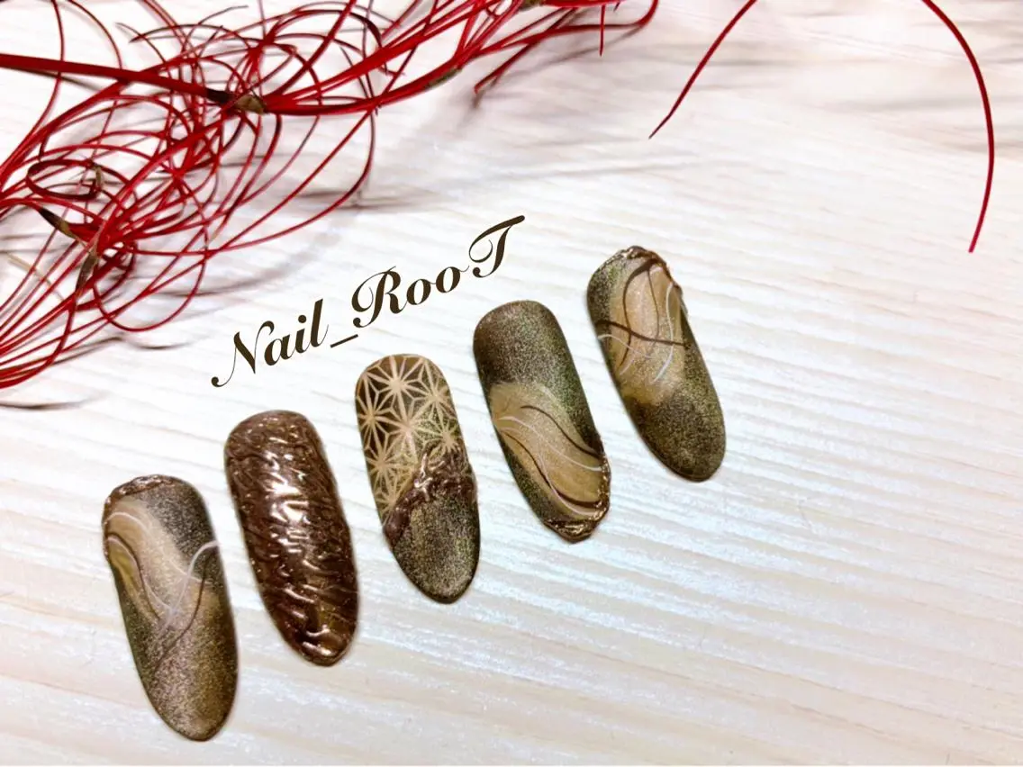 メンズ ネイル ハンドネイル RooT Nailのネイルデザイン
