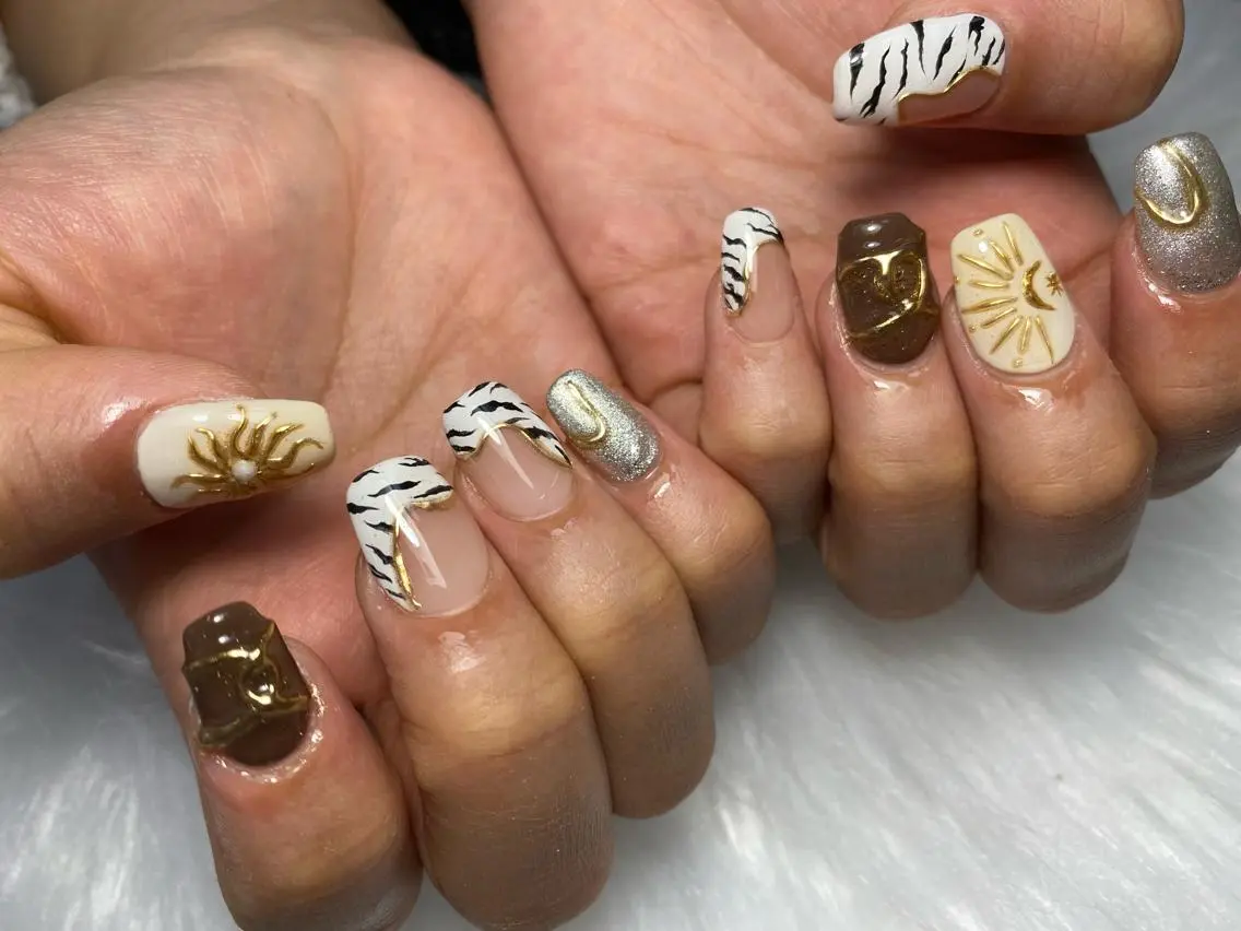 ネイル ハンドネイル Mana‪ ‪·͜· ❤︎‬のネイルデザイン