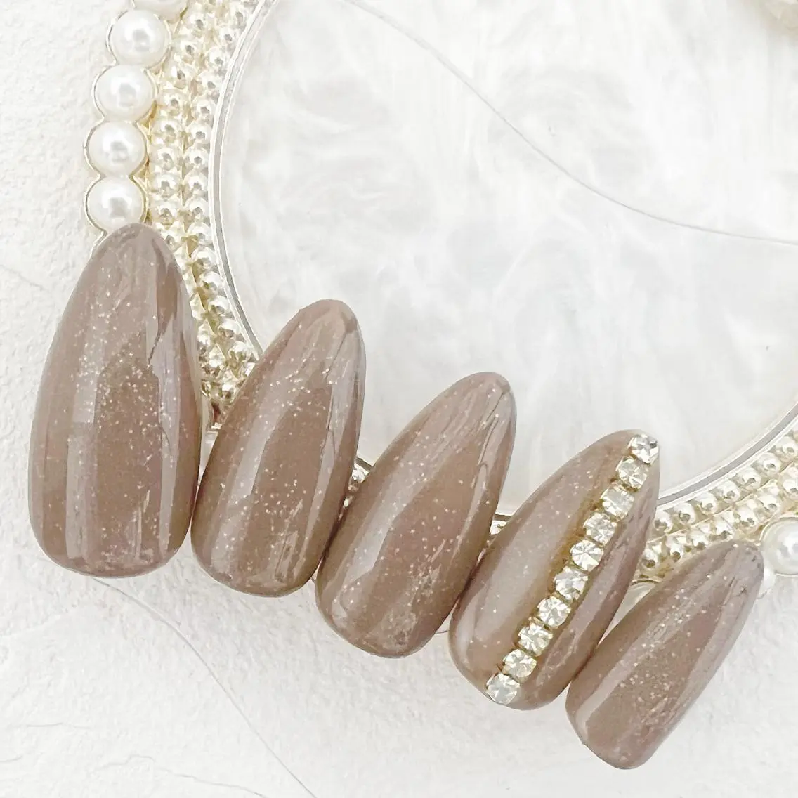 ネイル オフィスネイル シンプルネイル rouse nail RISATOのネイルデザイン