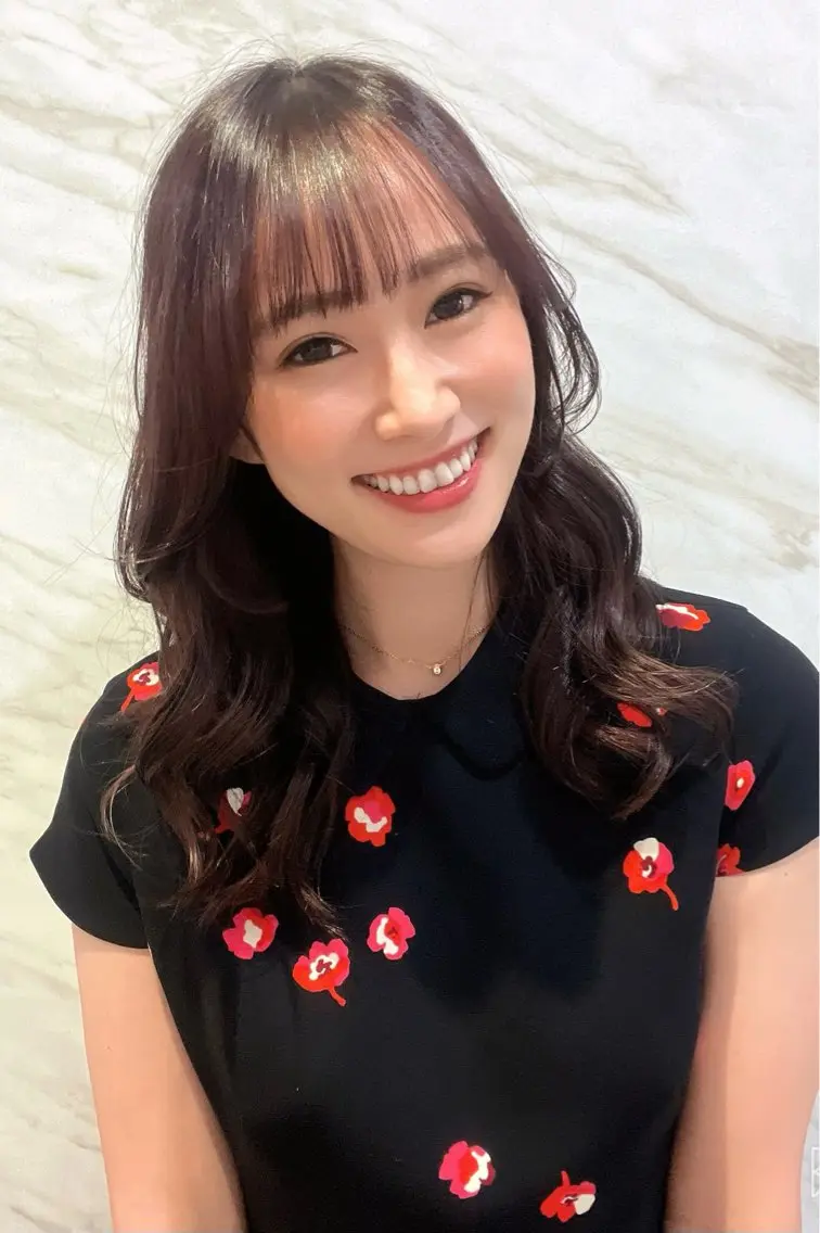 セミロング カラー パーマ ヘアアレンジ メンズ キッズ ネイル マツエク・マツパ アイブロウ メンズブリーチ メンズハイライト メンズ韓国風 ベージュカラー ブリーチ カット パーマ トリートメント 平川 友理/韓国ヘア💘のヘアスタイル