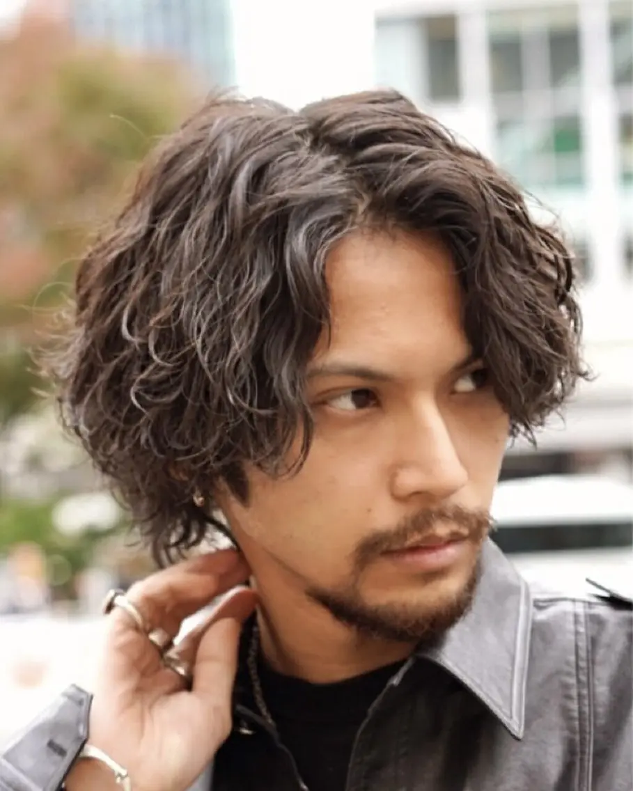パーマ メンズ 安藤幹人 メンズパーマのヘアスタイル