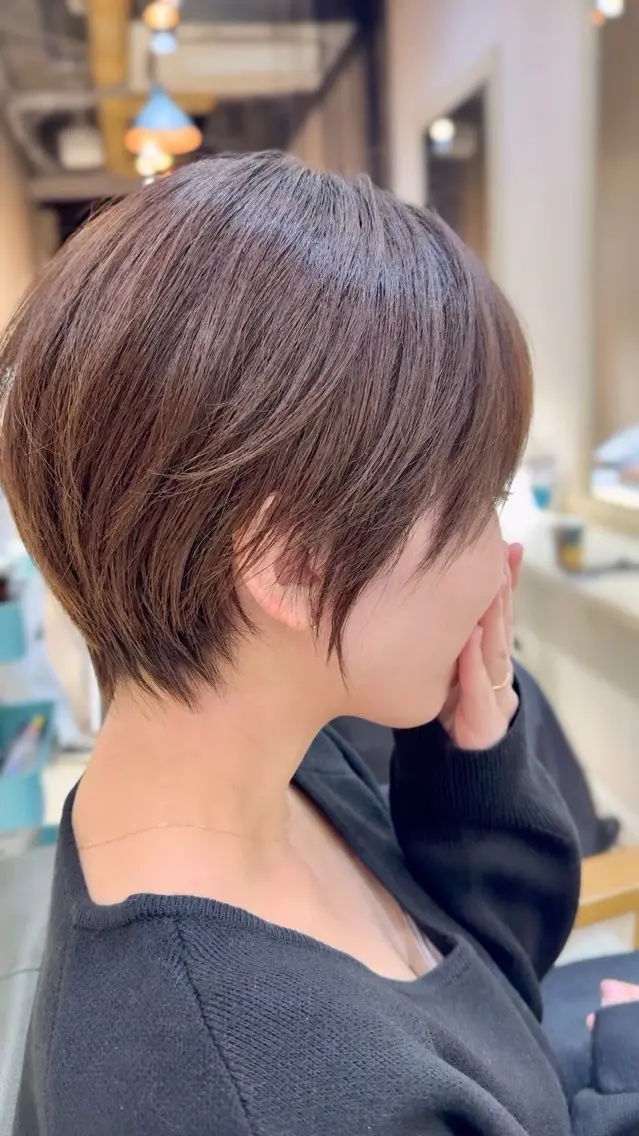ショート 丸みショート ショートヘア 坂 直樹のヘアスタイル