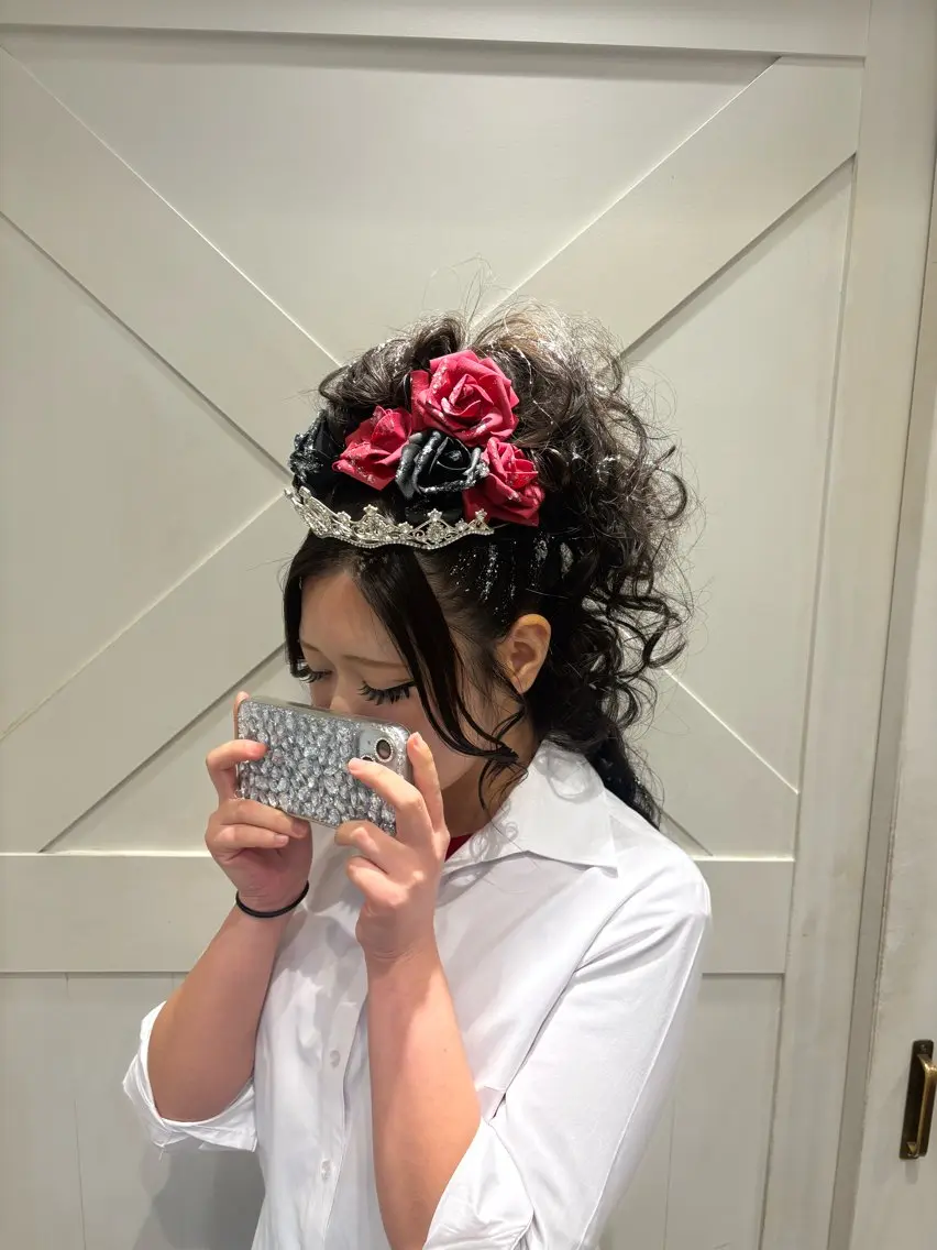 ロング ヘアセット 🪐海外hair/パ ーマ/暖色/ミミ🌼のヘアスタイル