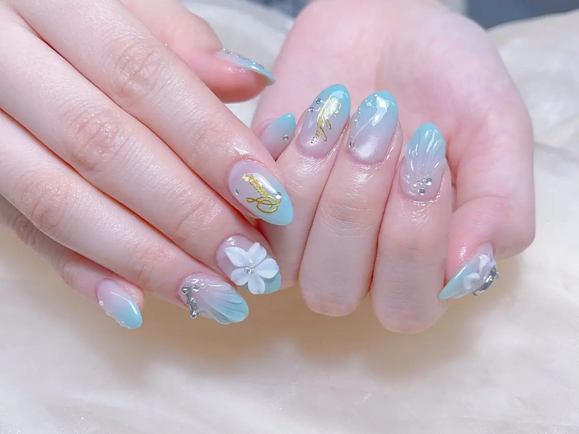 ネイル 🎀ネイルサロン エクラYUI🎀のネイルデザイン
