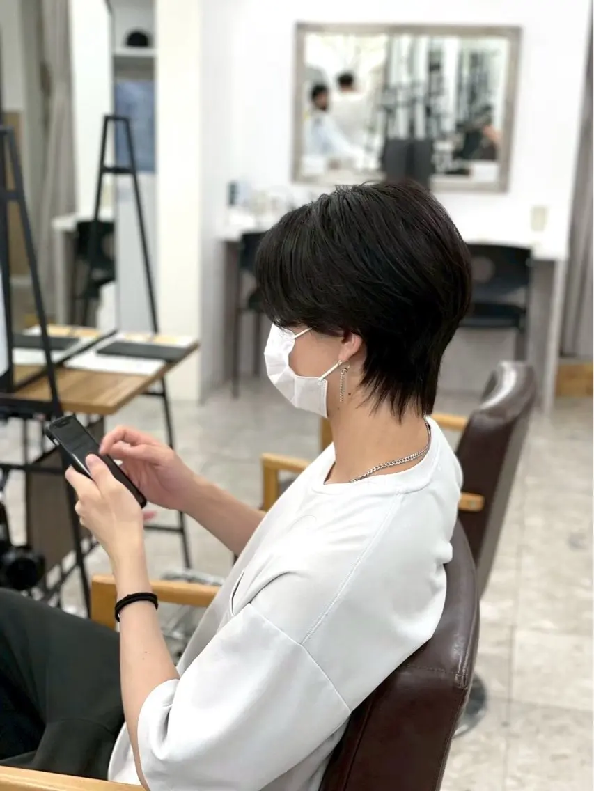 メンズ メンズパーマ 特化Enhanceのヘアスタイル
