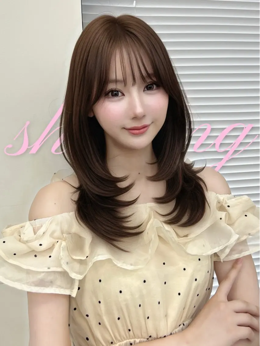 【ミニモ限定🧸🎀】顔まわりカット➕ケアカラー➕超音波アイロン付トリートメントの写真