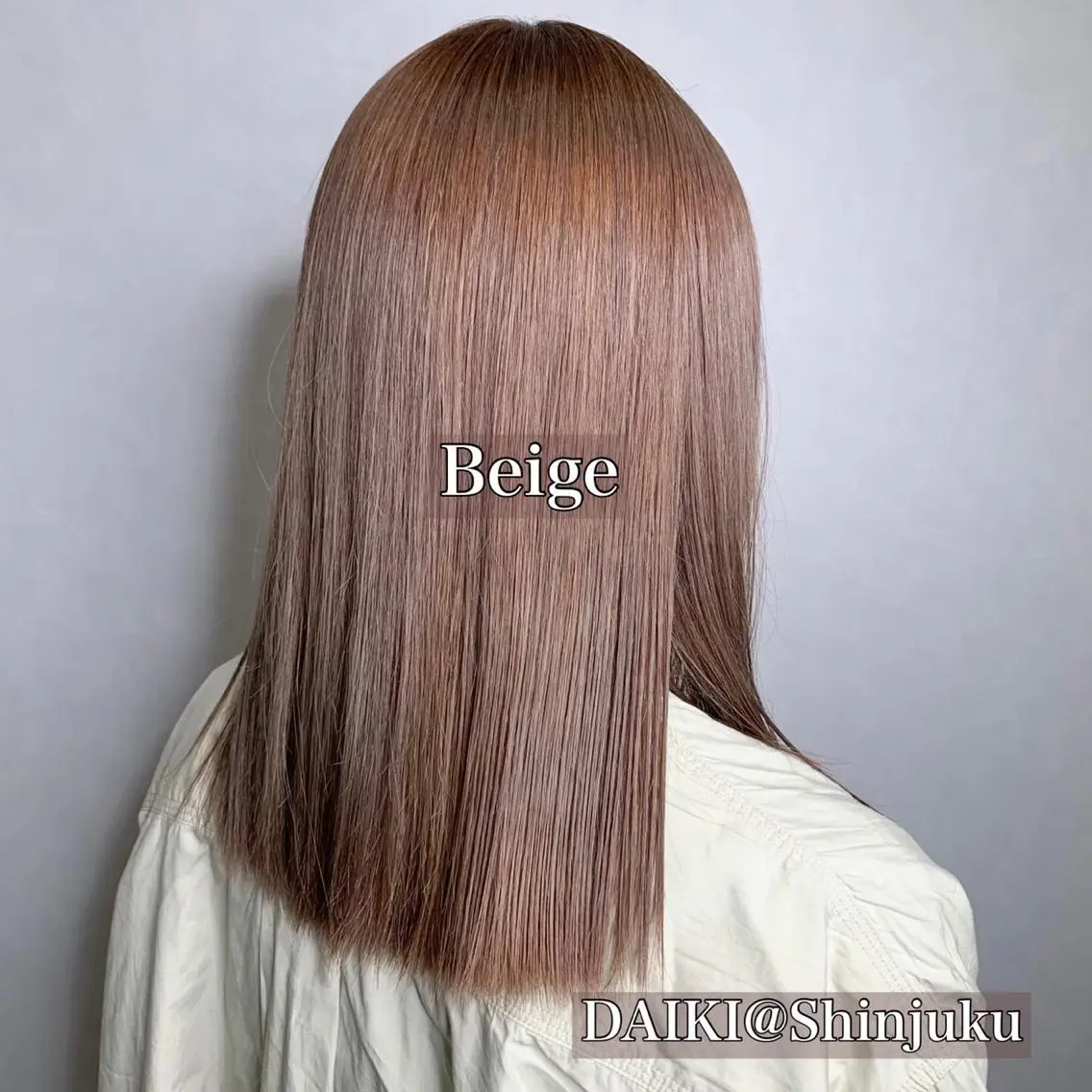 セミロング カラー パーマ ヘアアレンジ ワット 原宿のヘアスタイル