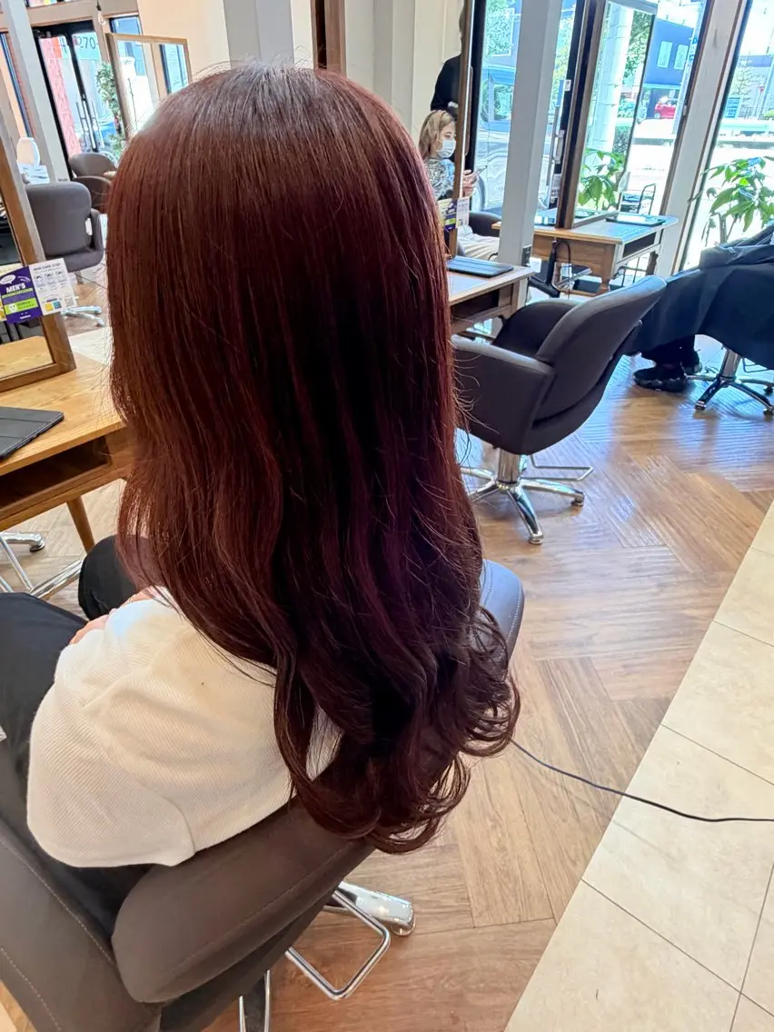 ロング カラー おとは 透明感ツヤカラー🧸のヘアスタイル