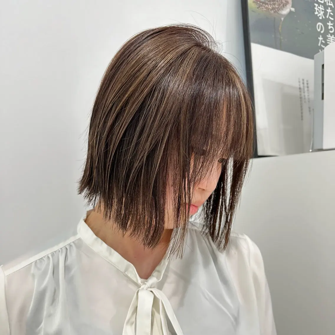 ショート カラー 髪質改善/艶カラー /EisoAkariのヘアスタイル