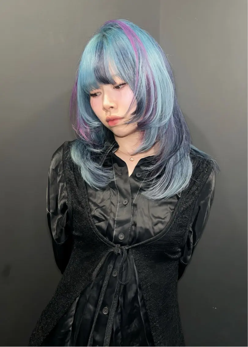 ミディアム miku /原宿美容師/y2kのヘアスタイル