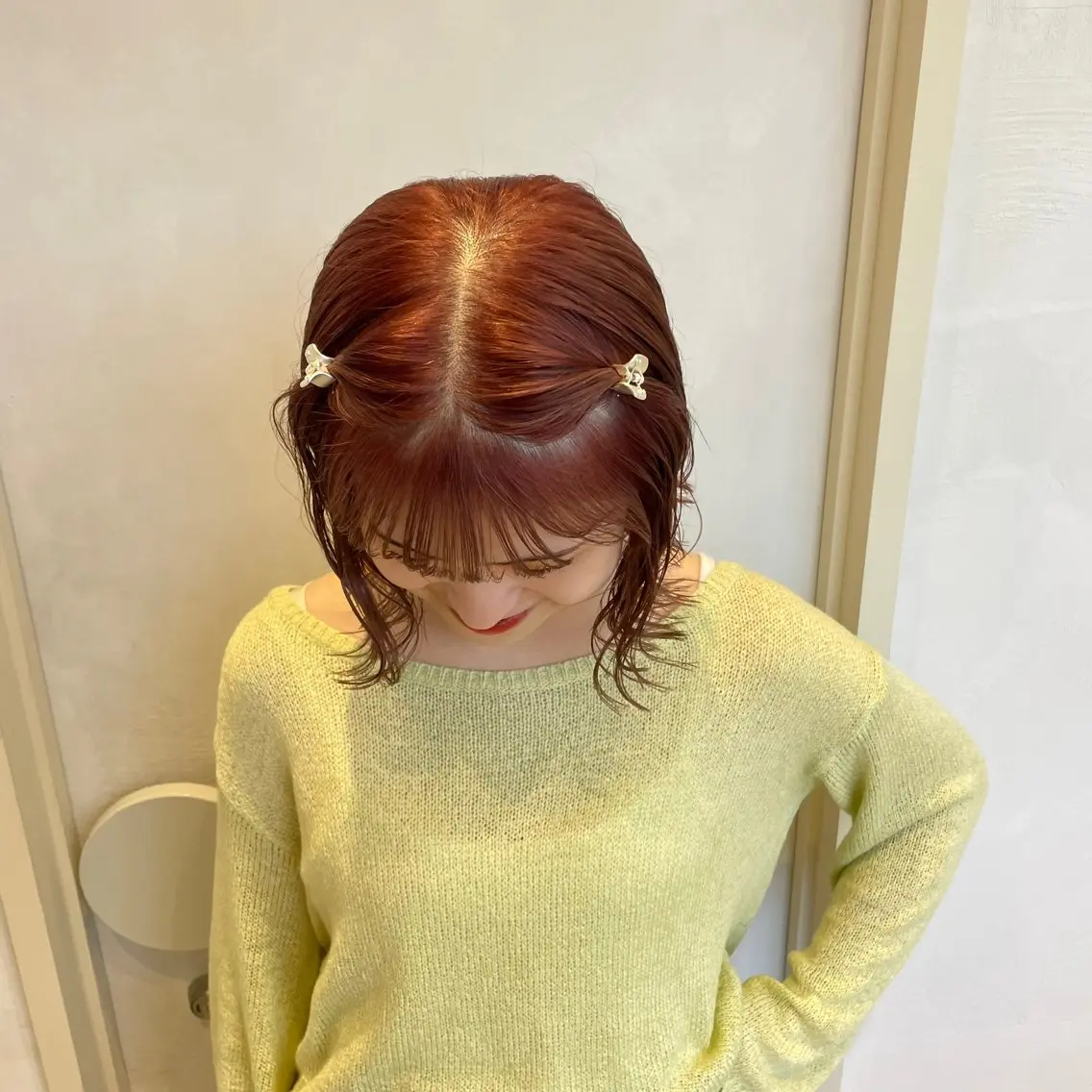 カラー ブリーチ 寺田 雅のヘアスタイル