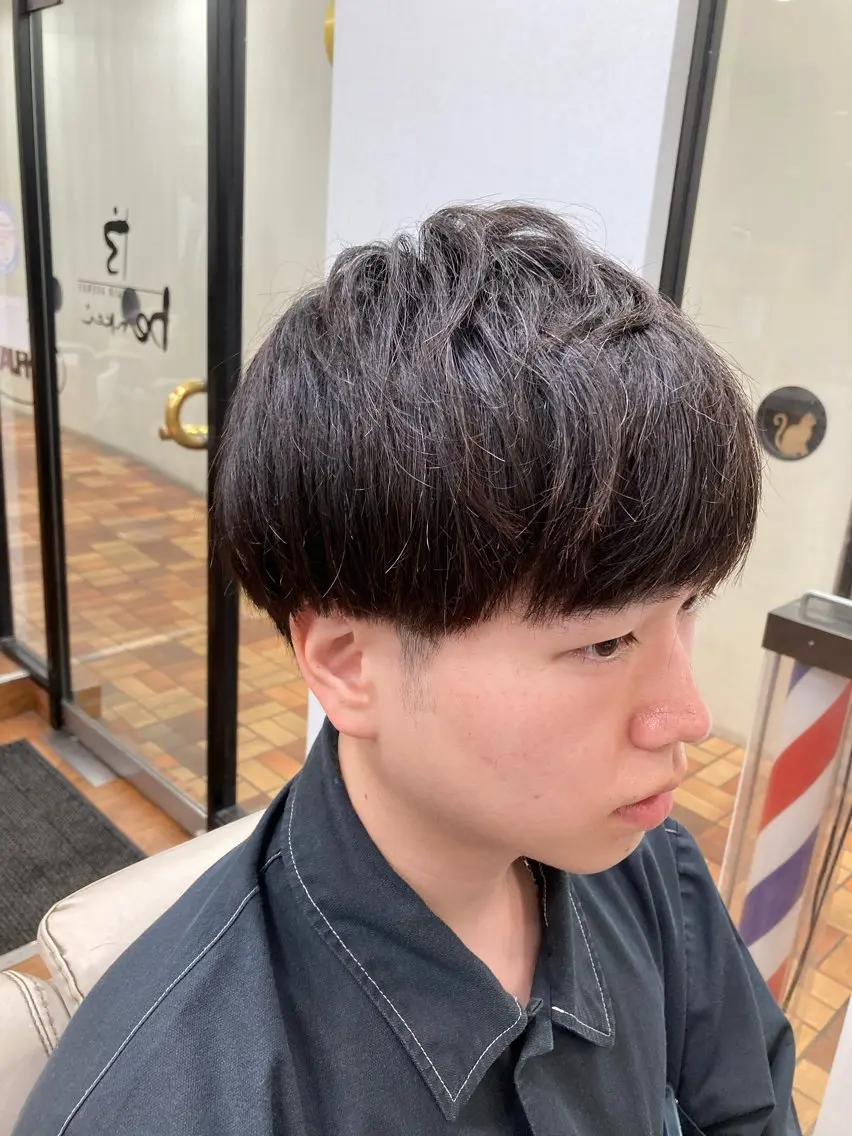 ショート レイヤーカット メンズ特化サロン なかはしのヘアスタイル