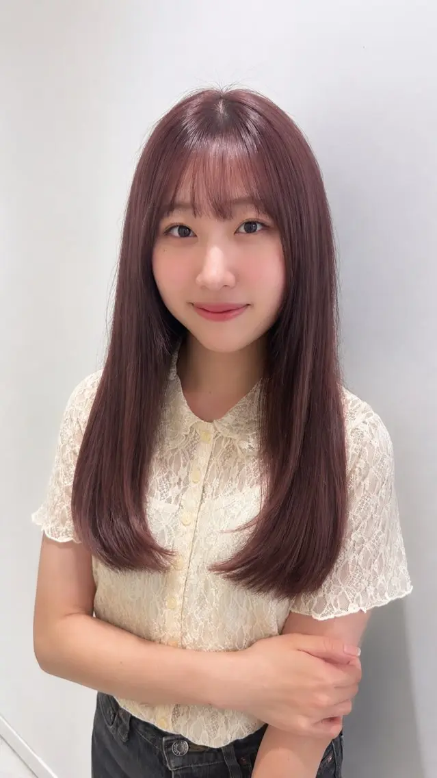ロング ハイトーン🌟/ 艶カラー/あこ🎀のヘアスタイル
