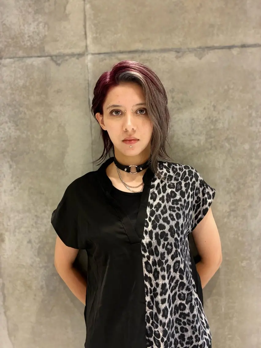 ショート カラー カット ヘアカラー トリートメント 篠江 廉のヘアスタイル