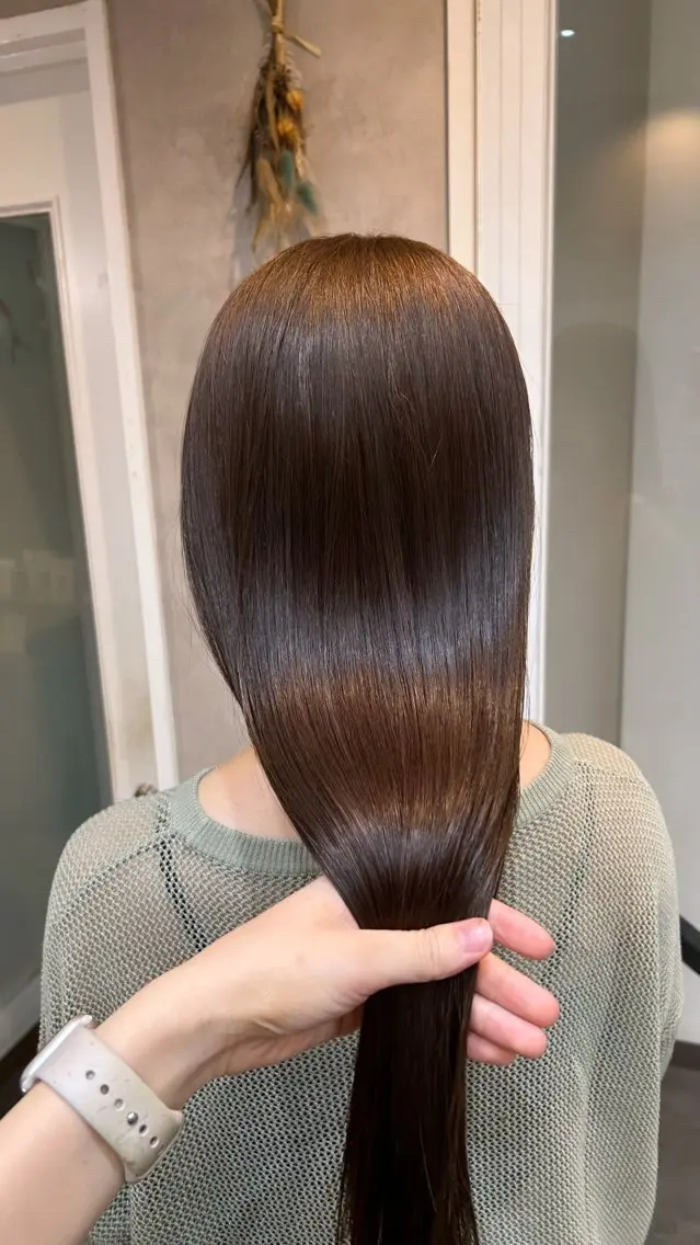 ロング カラー カット 縮毛矯正 silk🕯 hikaruのヘアスタイル