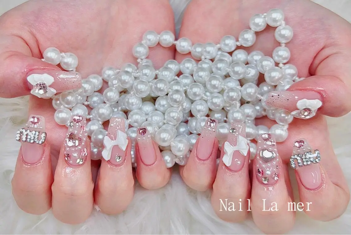 ネイル 持ち込み スカルプネイル La Merのネイルデザイン