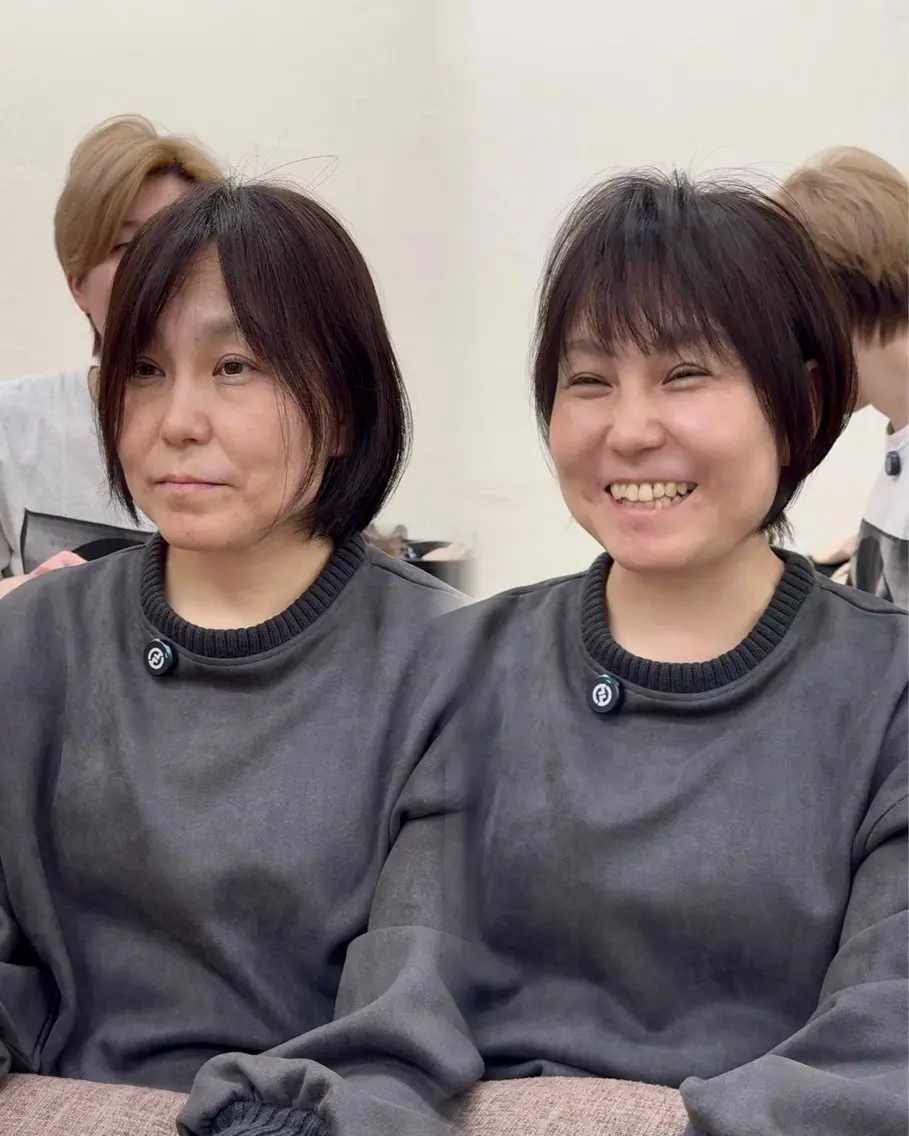 ショート カラー 似合わせカット ショートヘア カット ヘアカラー お悩み解決ショート/ 似合わせカット/といのヘアスタイル