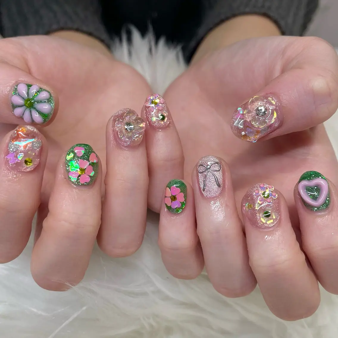 ネイル ハンドネイル 新井 ひなののネイルデザイン