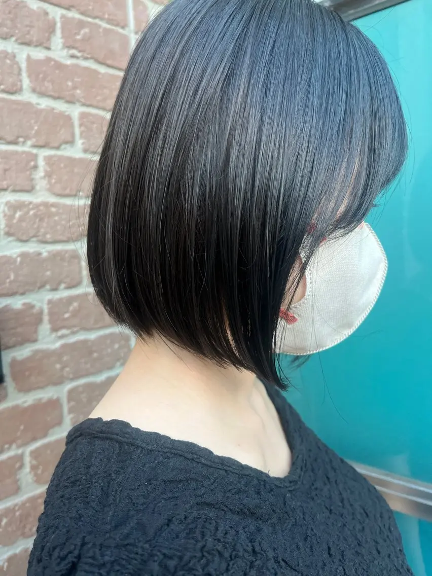 ミディアム カラー カット ヘアカラー ヘアセット 久木原 ゆりのヘアスタイル