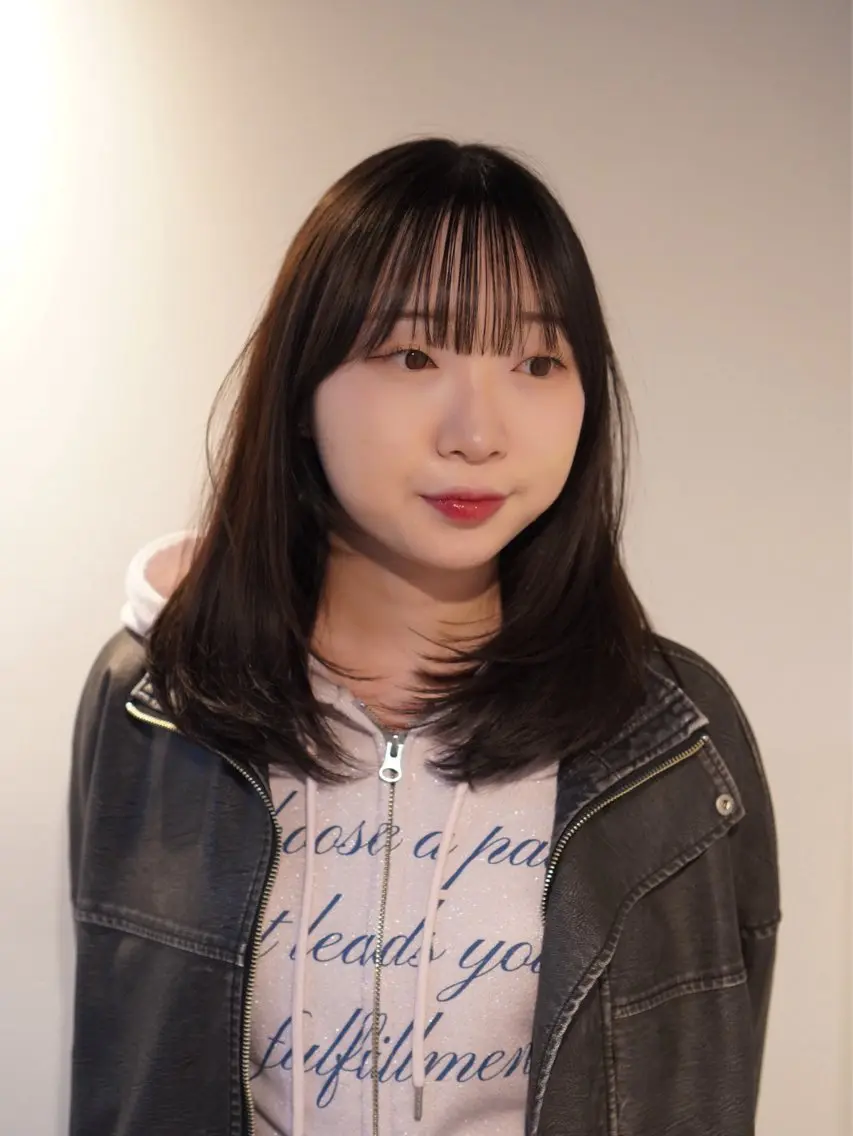 ミディアム カットモデル募集中 千葉大夢のヘアスタイル