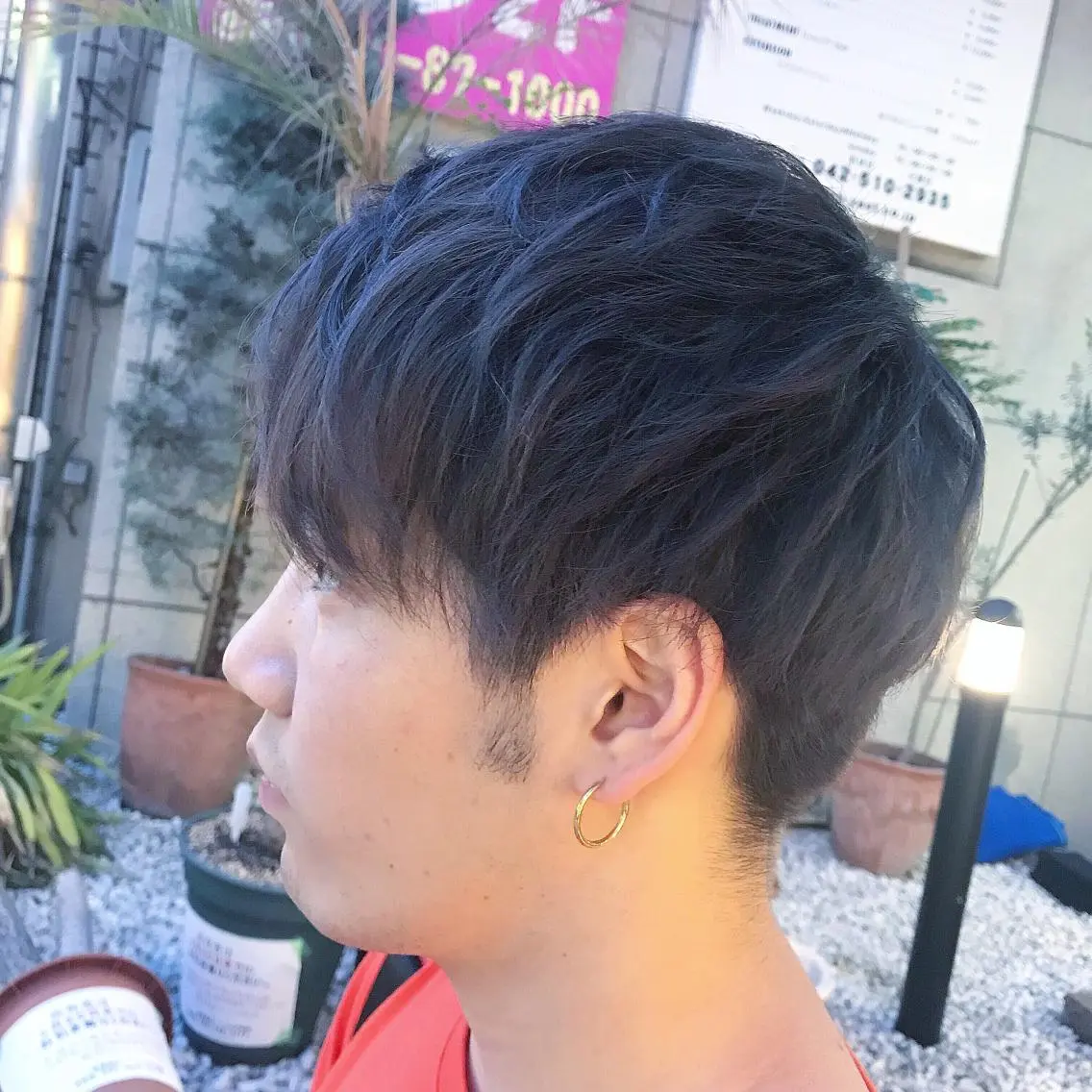 ショート カラー メンズ 似合わせ提案サラ艶♡ 彩華のヘアスタイル