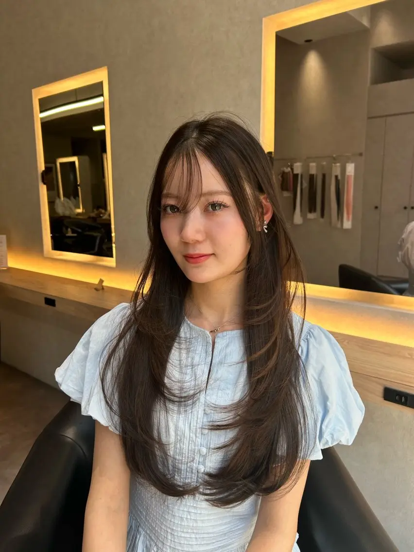 ロング 🌿‬髪質改善カラー 菊池梨麻🌿‬のヘアスタイル