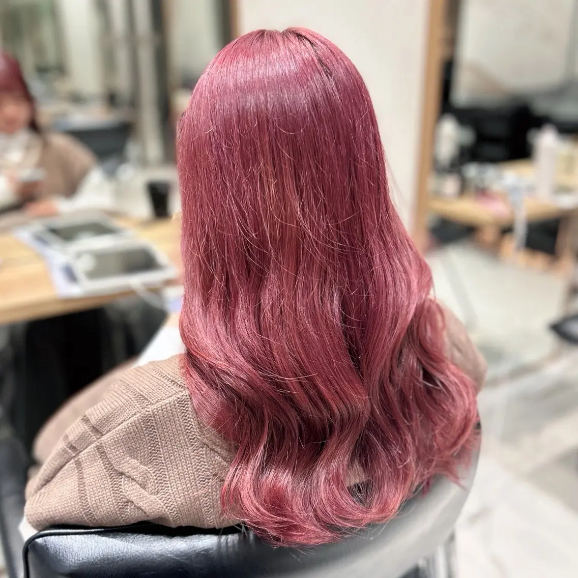カラー ヘアカラー サラ艶/韓国ヘア ︎🌟璃奈 (ﾘﾅ)のヘアスタイル
