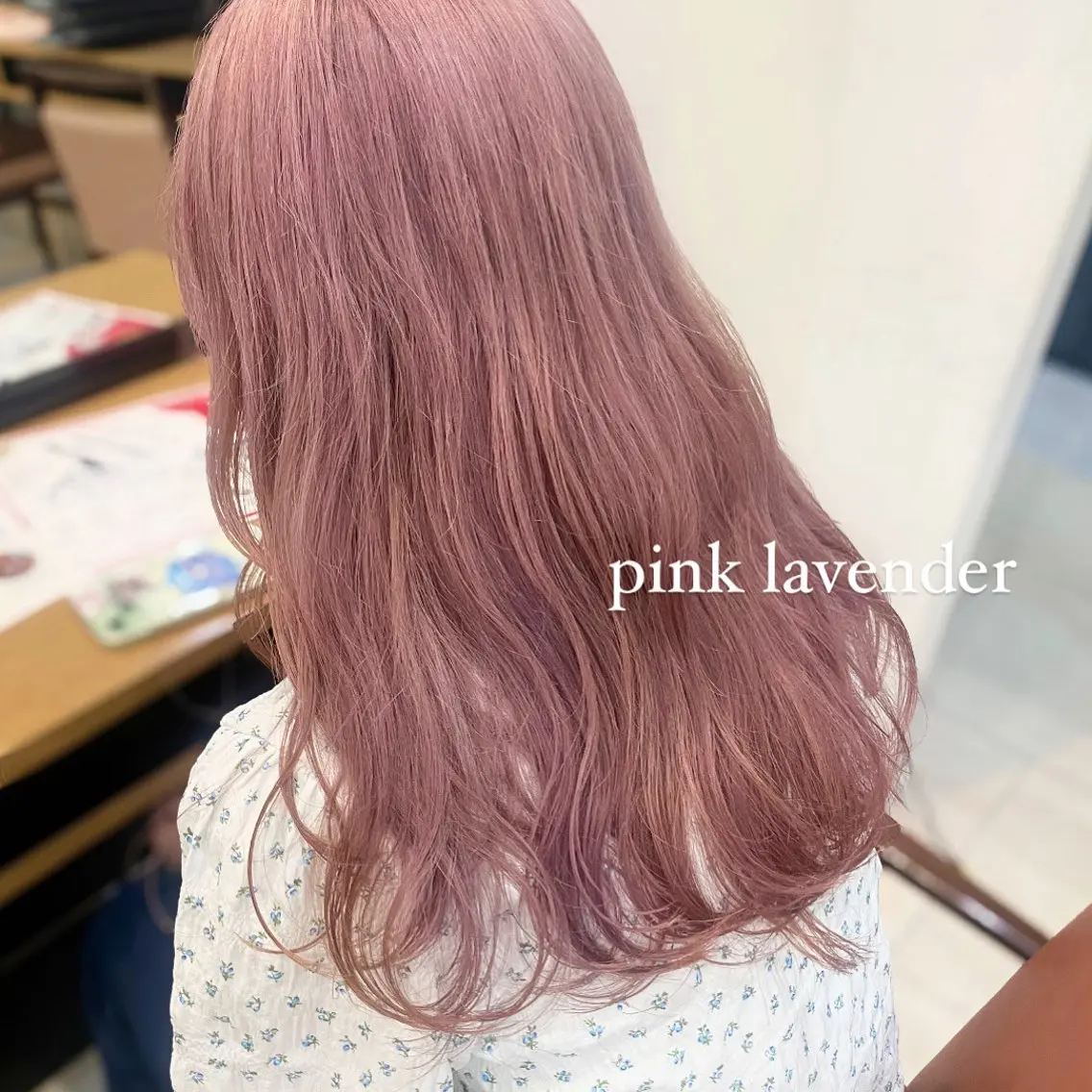 ショート カラー ラベンダーカラー ピンクカラー ピンクラベンダー 顔まわり🥨レイヤー /透明感/水口舞奈のヘアスタイル