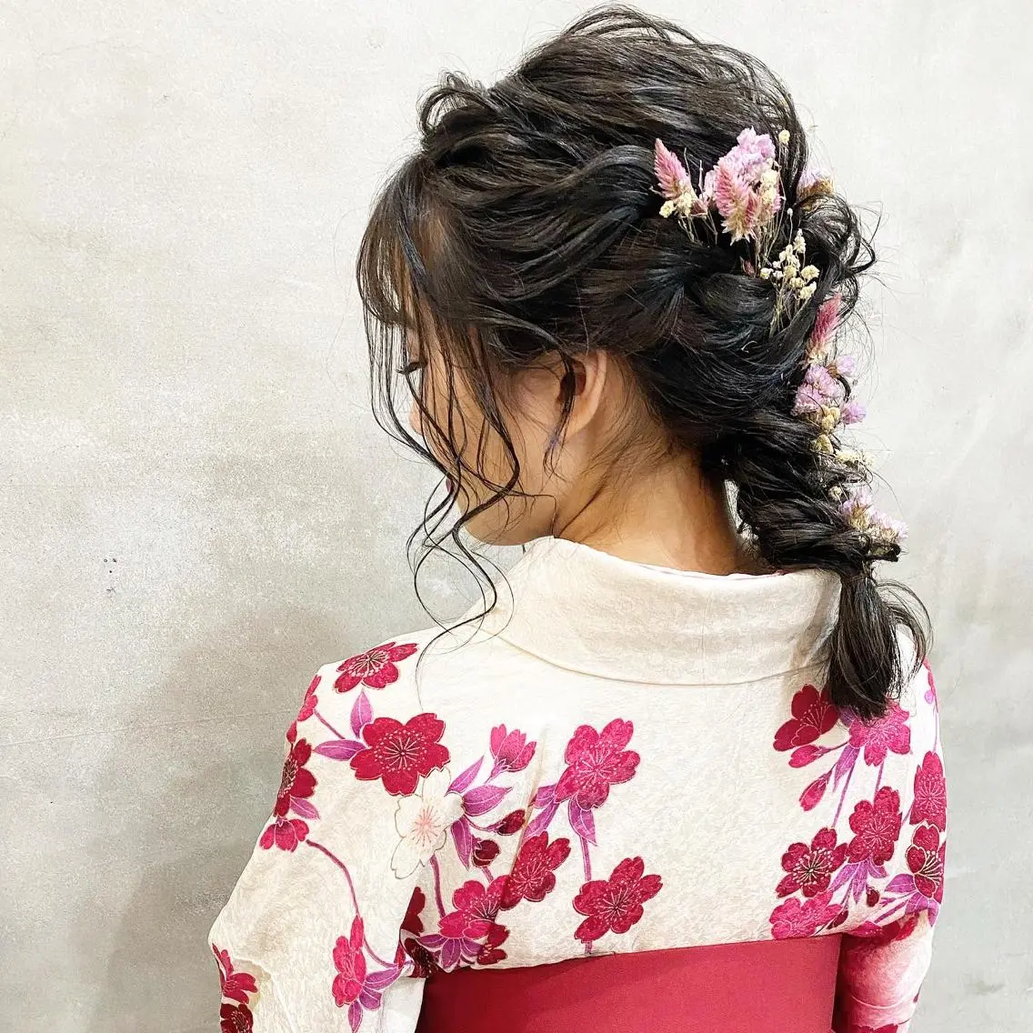 セミロング 着付け まつパ・ヘアセット ♡Chinami♡のマツエク・マツパデザイン