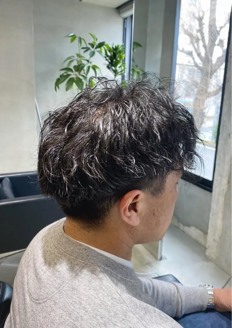 【🌀メンズパーマコース🌀】 カット+パーマ+1stepトリートメントの写真