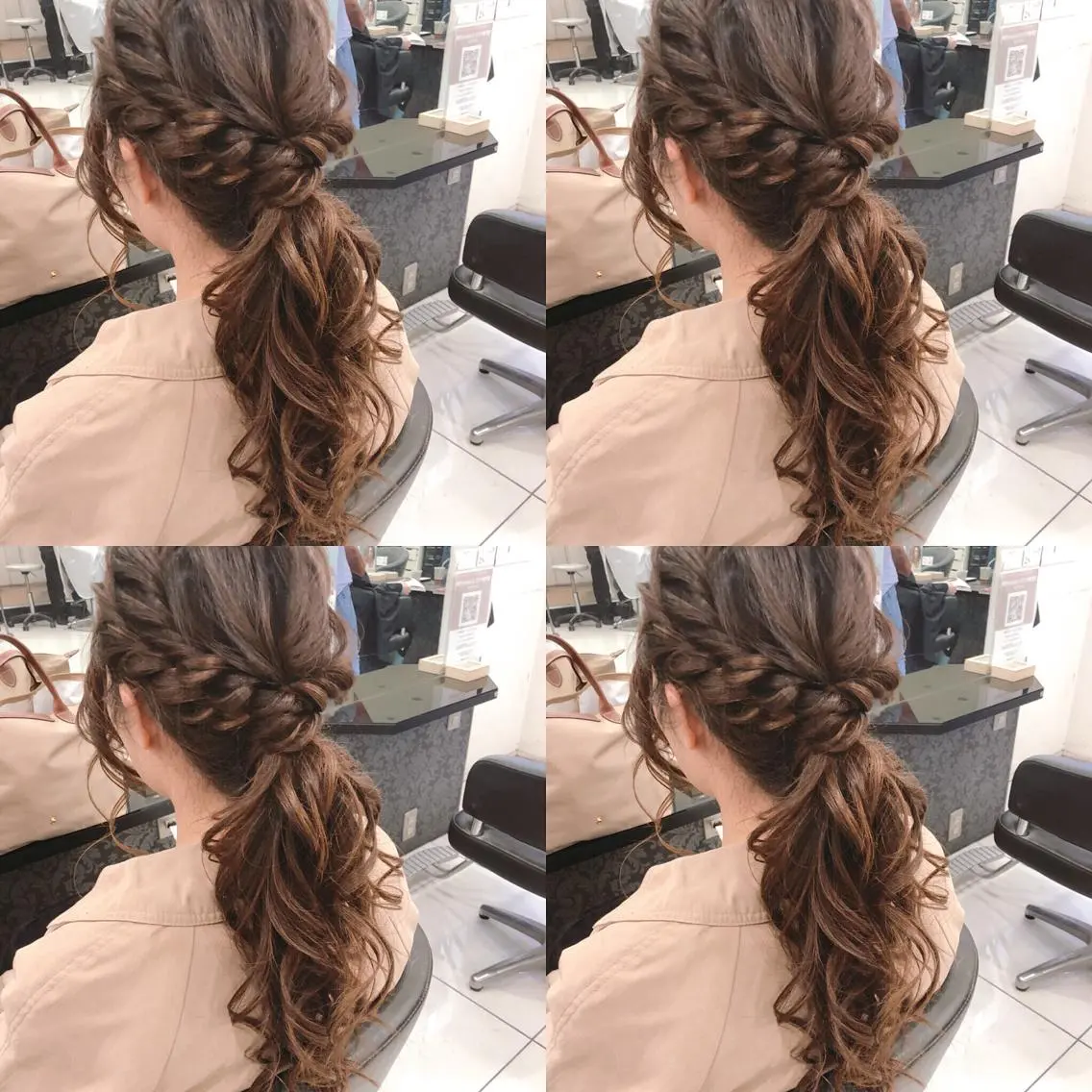 ロング ヘアアレンジ ポニーテール ヘアセット 🌷MAYU 🌷のヘアスタイル