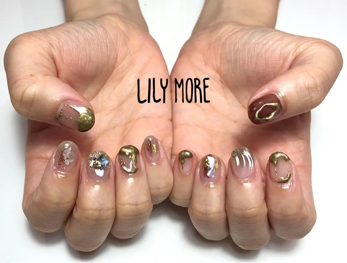 ネイル ニュアンスネイル Lily closetのネイルデザイン