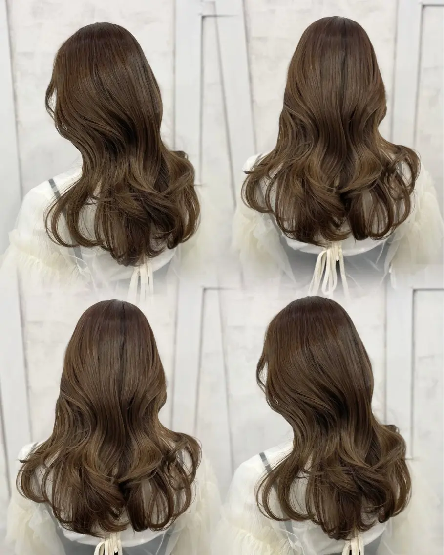 セミロング レイヤーカット 池袋髪質改善 タニグチのヘアスタイル
