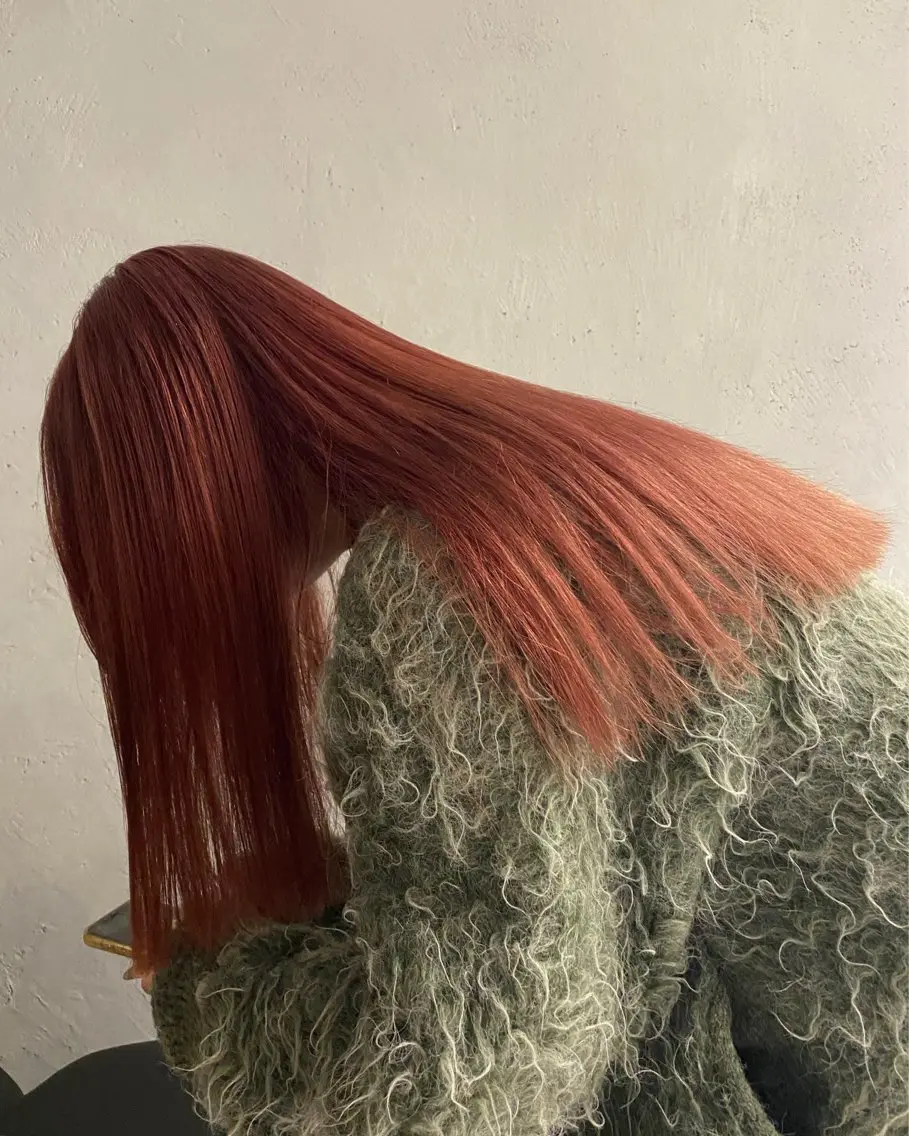 ロング カラー ヘアカラー トリートメント 吉武 茂暉のヘアスタイル